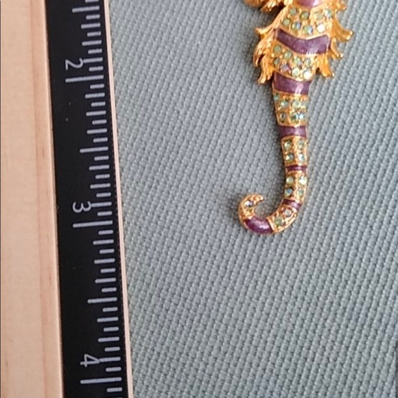 KIRKS FOLLY DRAGONFLY FAIRY RARE/SIGNED "LUNA ANTENNA FAIRY BROOCH - Picture 7 of 8